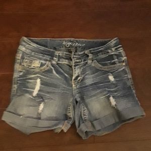Denim shorts